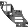 Support avant gauche pour VOLKSWAGEN GOLF VI, 2008-2012, bride fixation pare chocs avant, Neuve
