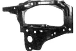 Support Siège de phare avant gauche pour OPEL CORSA C phase 2, 2003-2006, Neuf