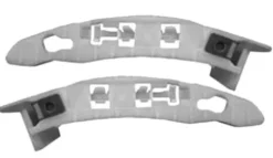 Supports arrière droit et gauche pour PEUGEOT 208 phase 1, 2012-2015, brides fixation pare chocs