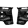 Supports avant droit & gauche pour CITROËN C1 II depuis 2014 >, brides fixation pare chocs avant