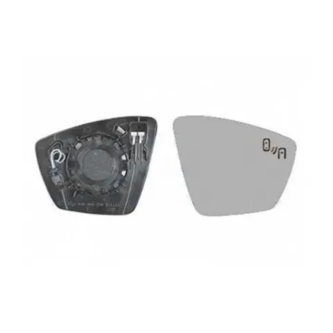 Verre de rétroviseur droit pour SKODA KODIAQ depuis 09/2016, chauffant, support et système BLIS, Neuf